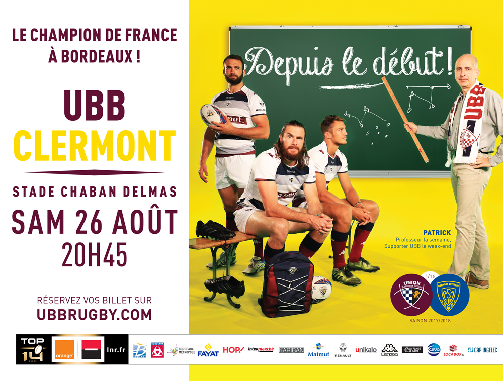 UBB - Clermont 26 août 2017