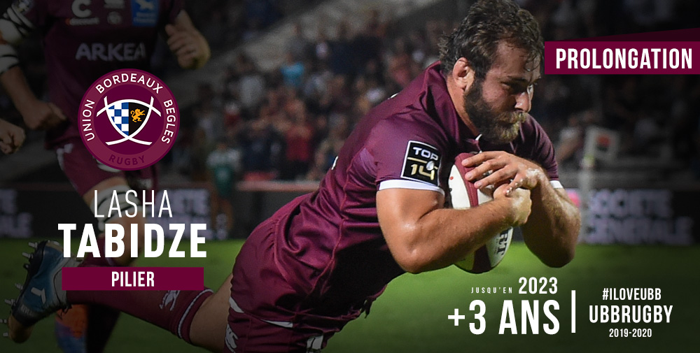 Lasha Tabidze prolonge de 3 saisons &agrave; l'UBB