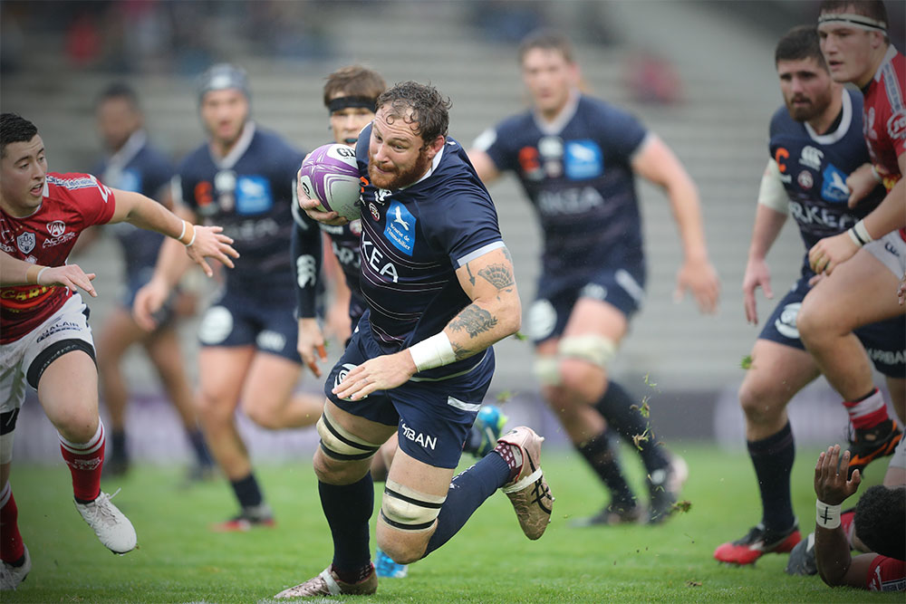 Scott Higginbotham d&eacute;bute contre le Stade Rochelais