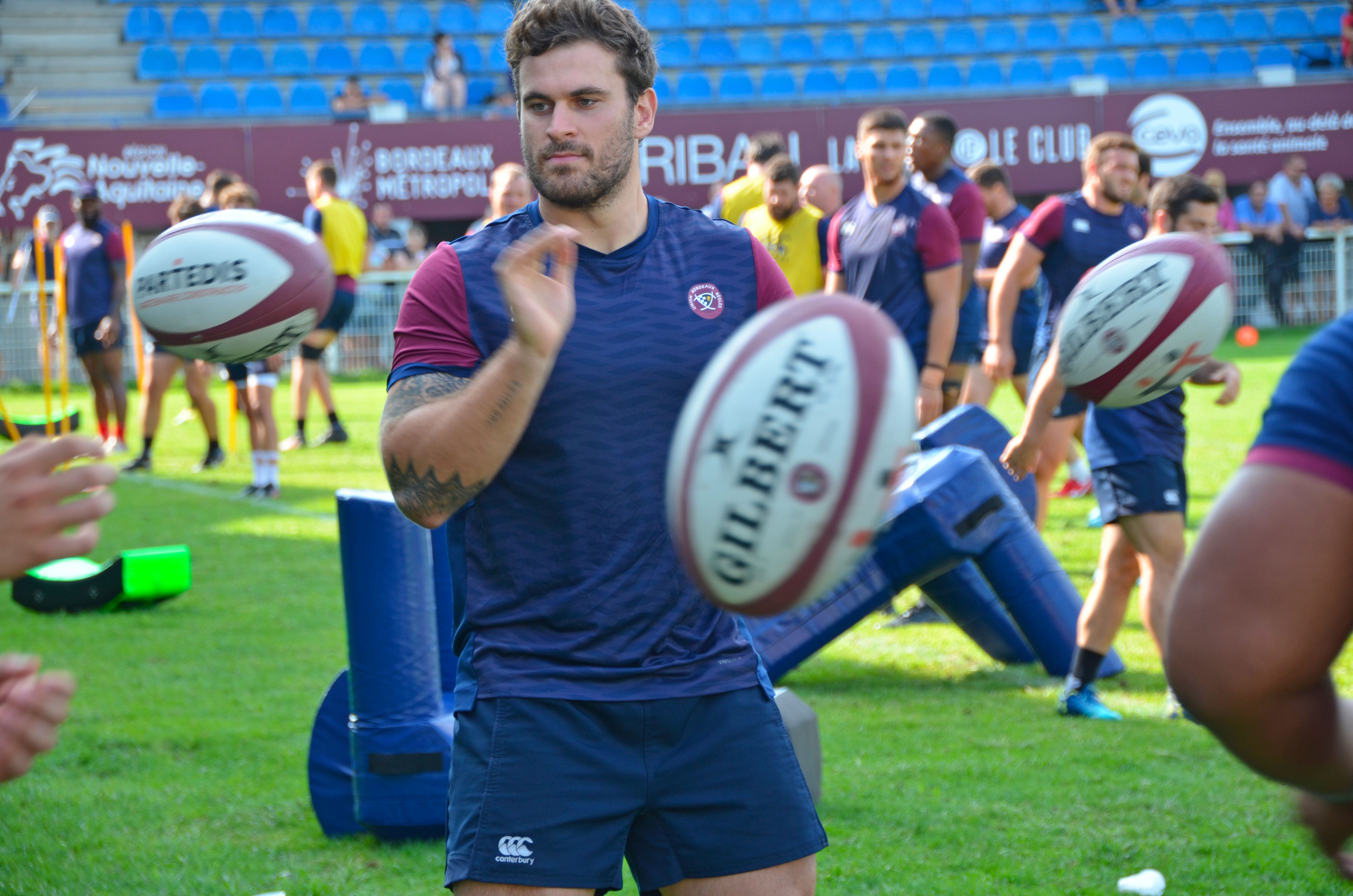 Entra&icirc;nement UBB supporters public