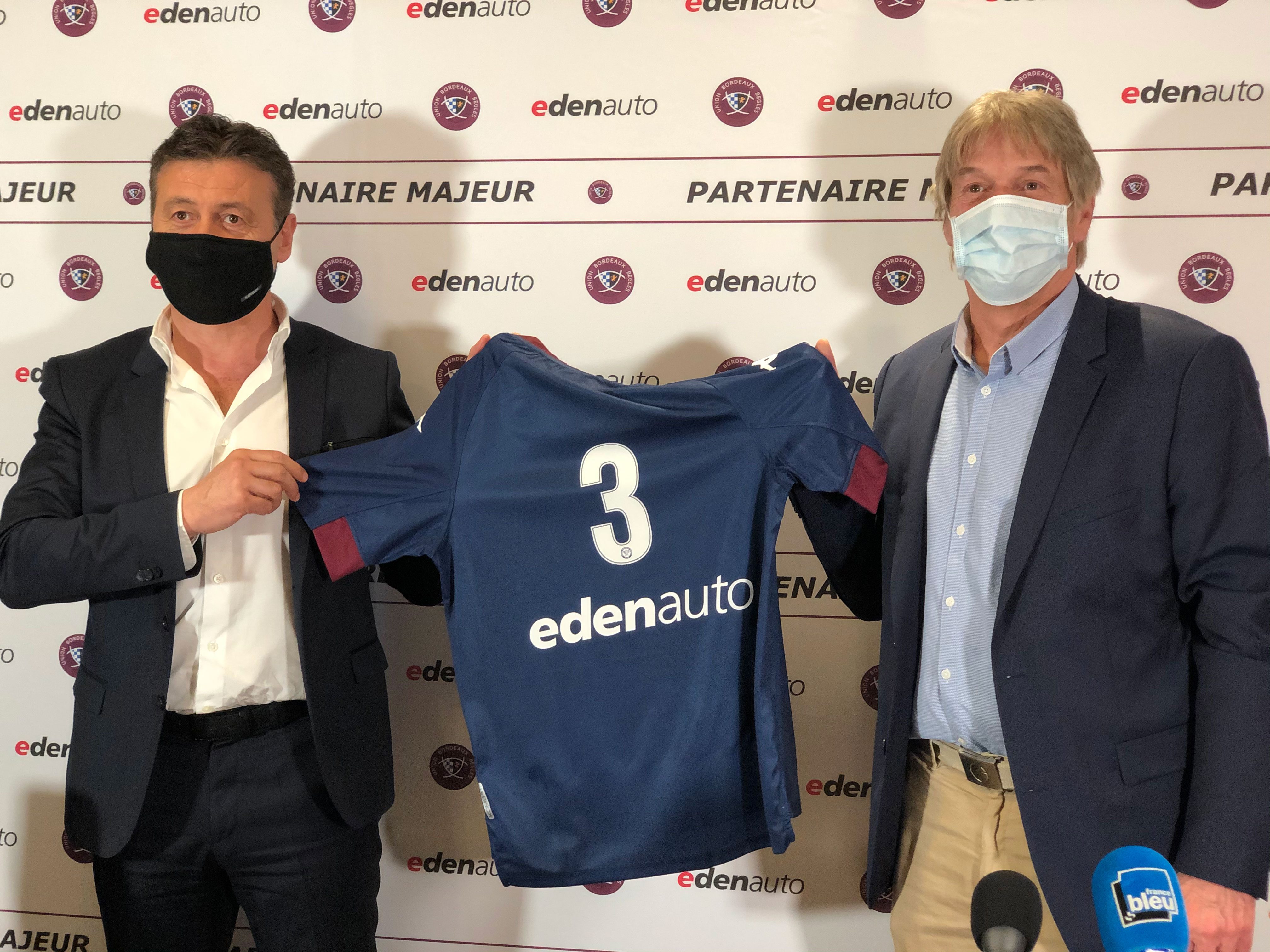 Laurent Marti et Eric Stierlen, le pr&eacute;sident d'Edenauto.