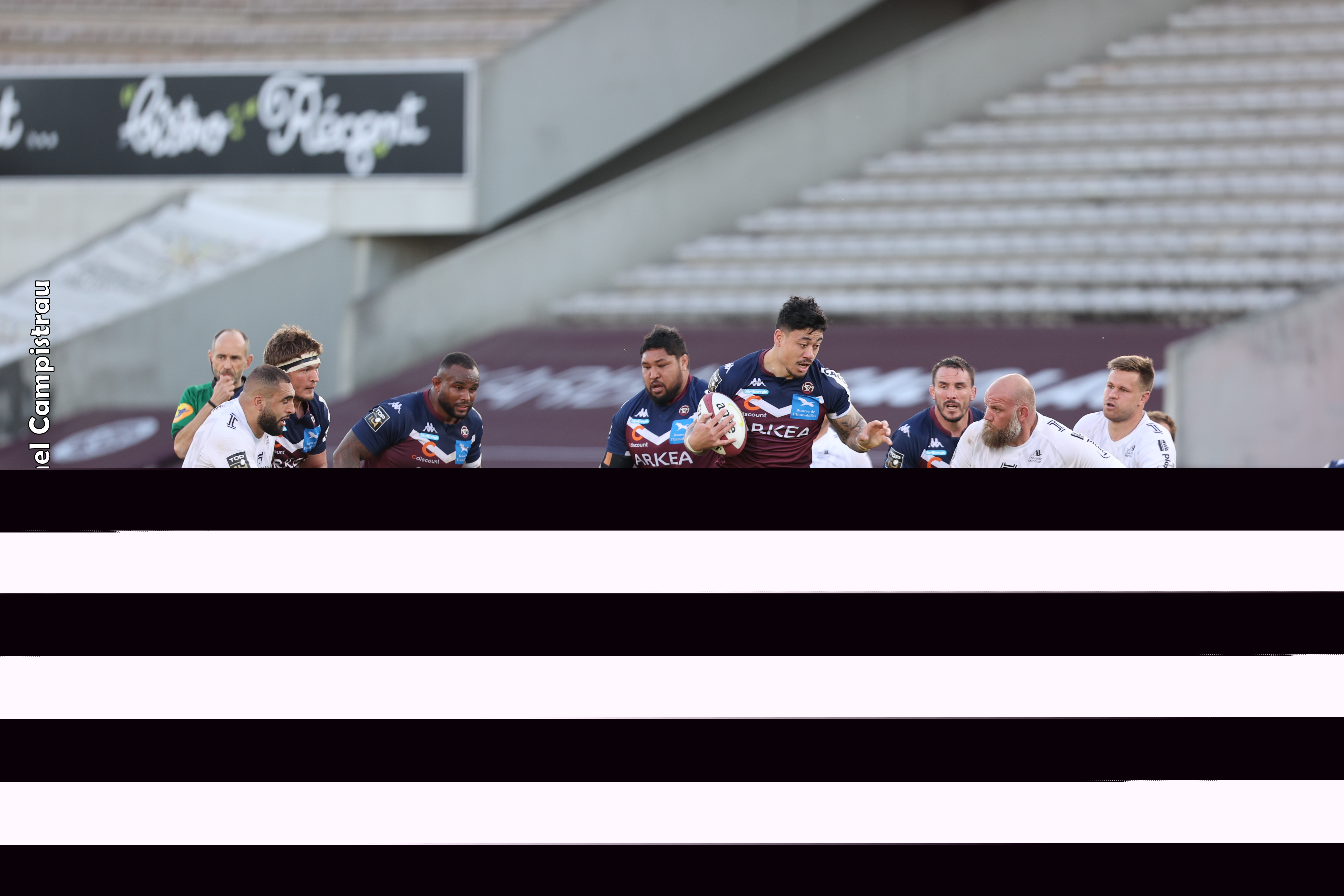 Ben Lam face au Stade Rochelais en 2020