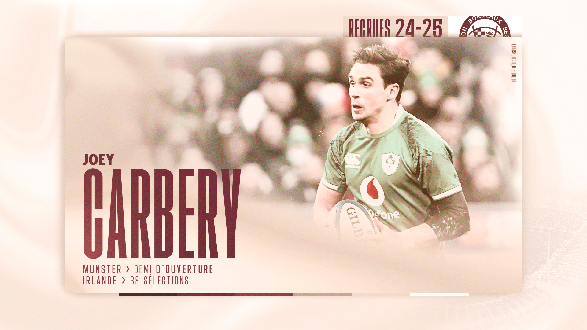 Joey Carbery - UBB