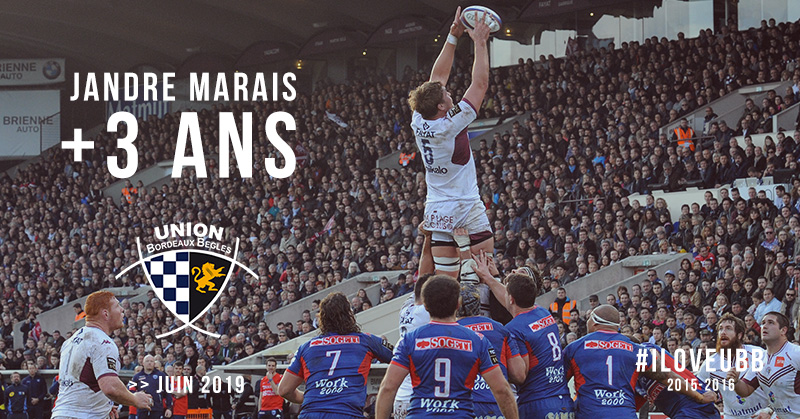 Jandre Marais UBB Top 14