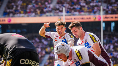 Matthieu Jalibert, Santiago Cordero, Maxime Lamothe