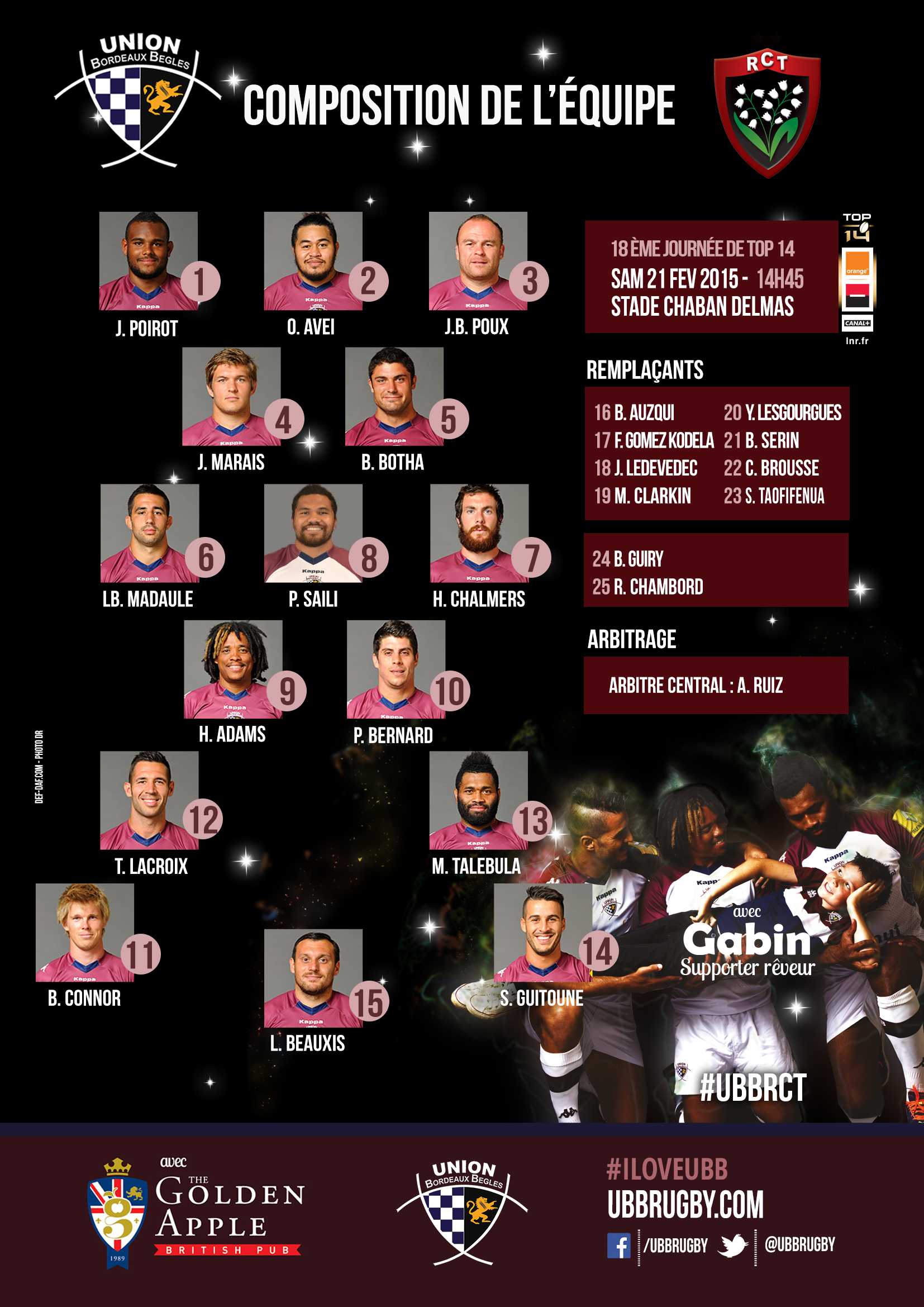 Compo UBB - Toulon