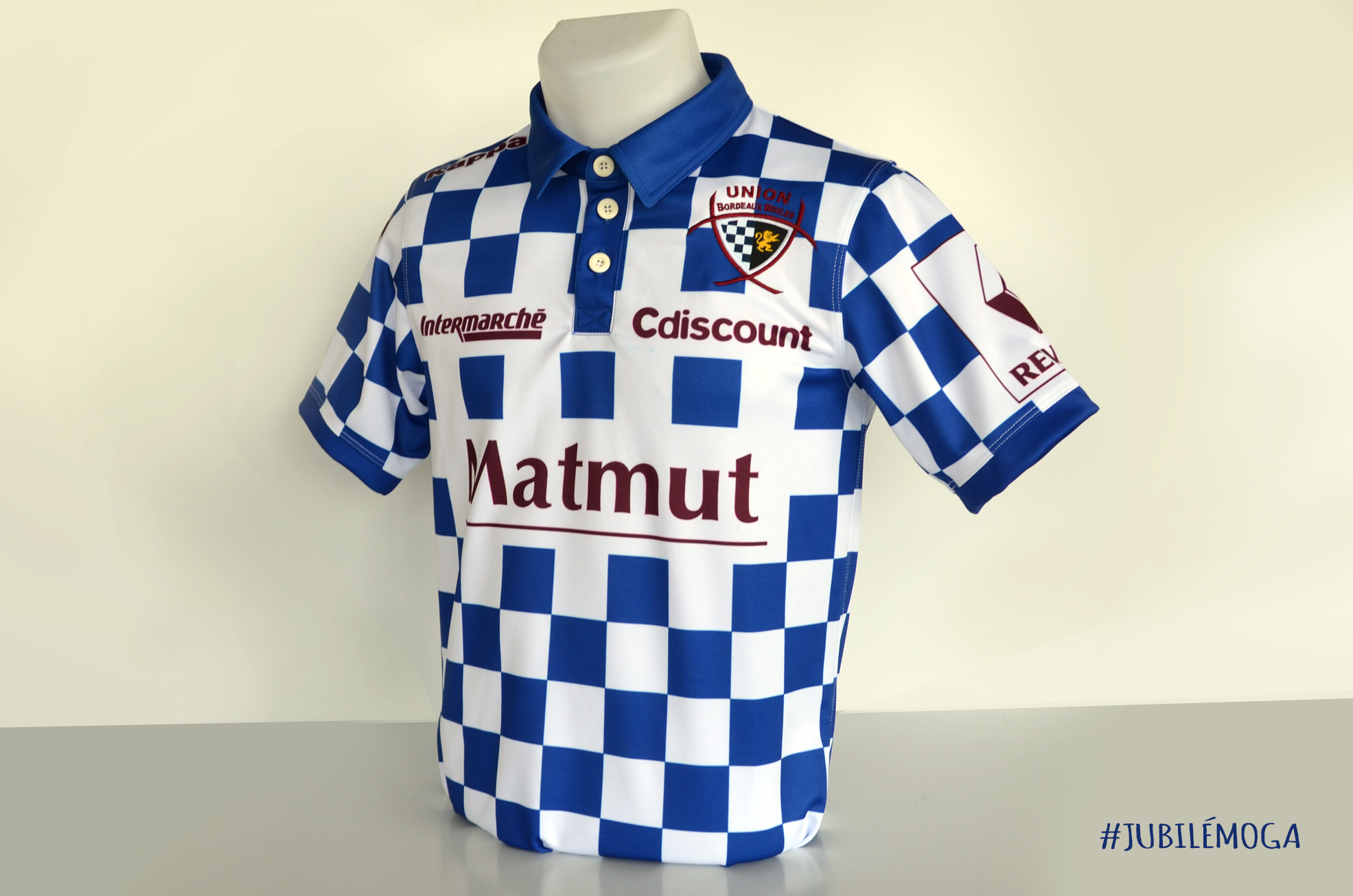 UBB Oyonnax : un Maillot Collector pour le Jubil&eacute; Moga - saison 2014 - 2015 