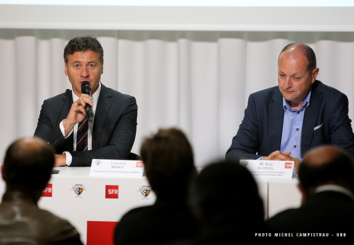 Num&eacute;ricable SFR sponsor maillot UBB rugby