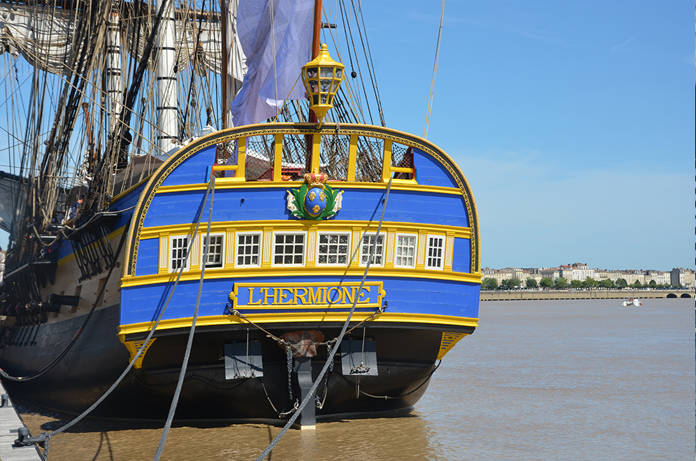 L'UBB &agrave; bord de l'Hermione 1