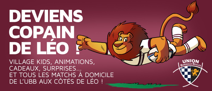 Les Copains de L&eacute;o - saison UBB Rugby 2015-2016