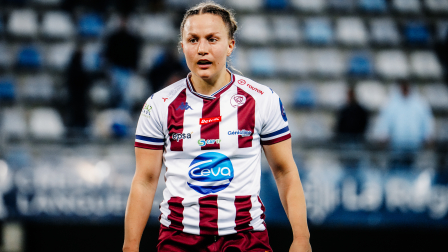 Justine Pelletier avec les Lionnes